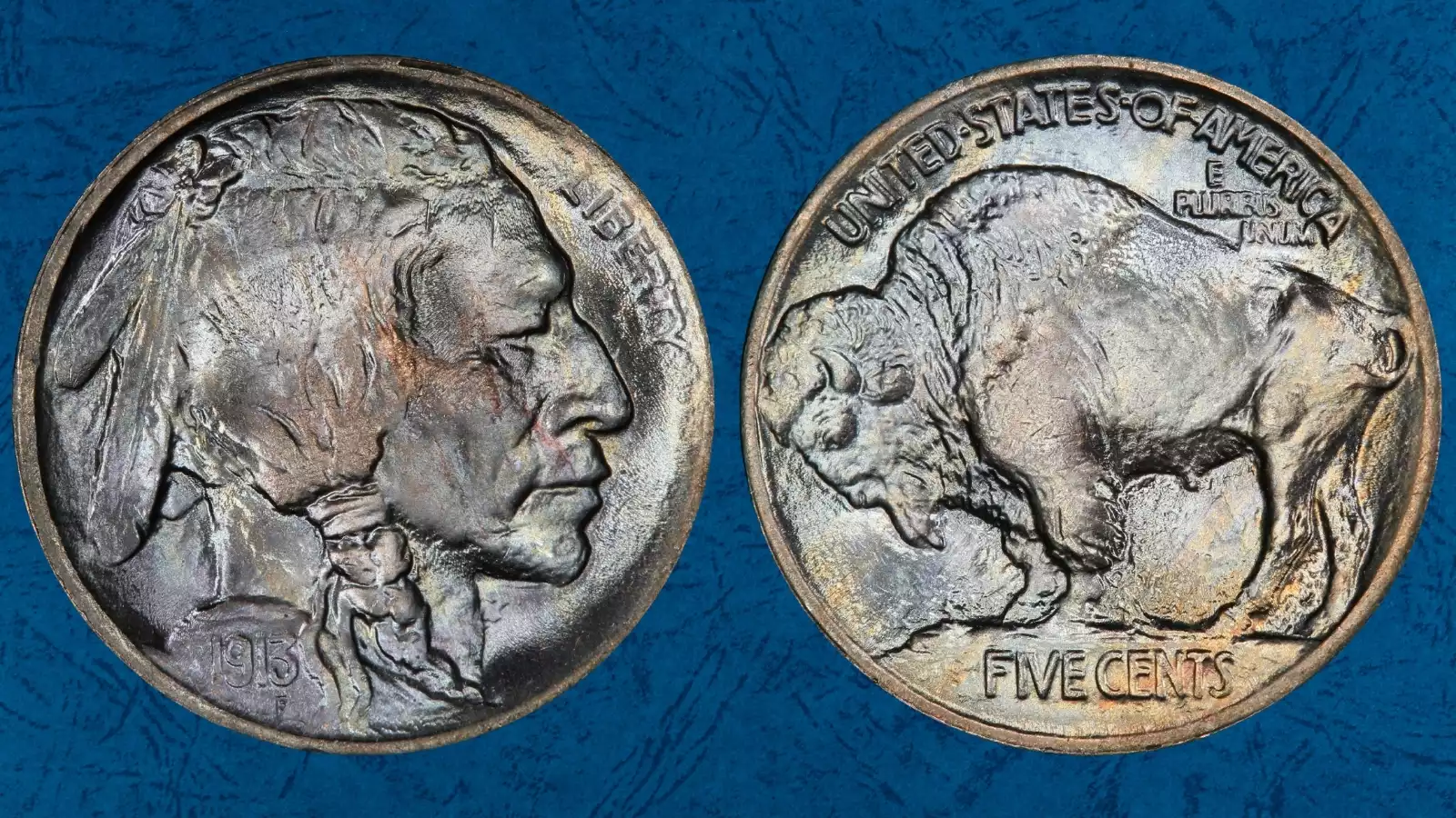 1913 Buffalo Nickel Coin Value (No Mint Mark, D & S Price Guide)
