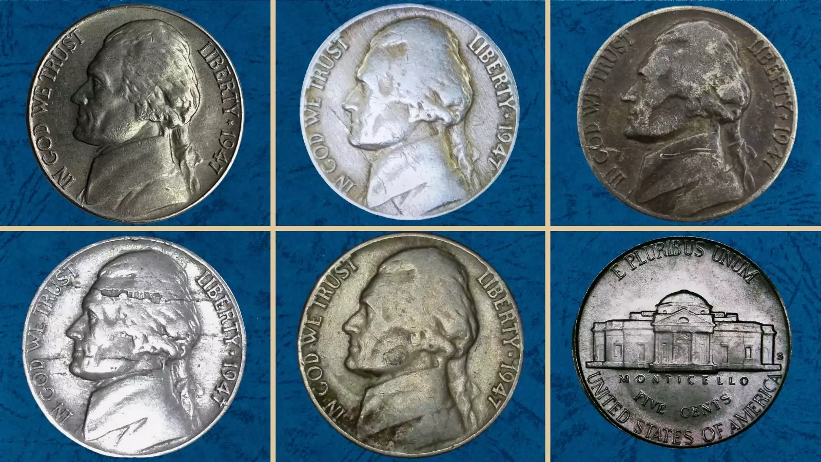 1947 Nickel Error List with Pictures (Worth Money!)