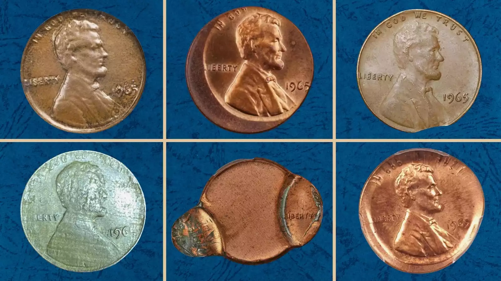 1965 Penny Error List with Pictures (Worth Money!)