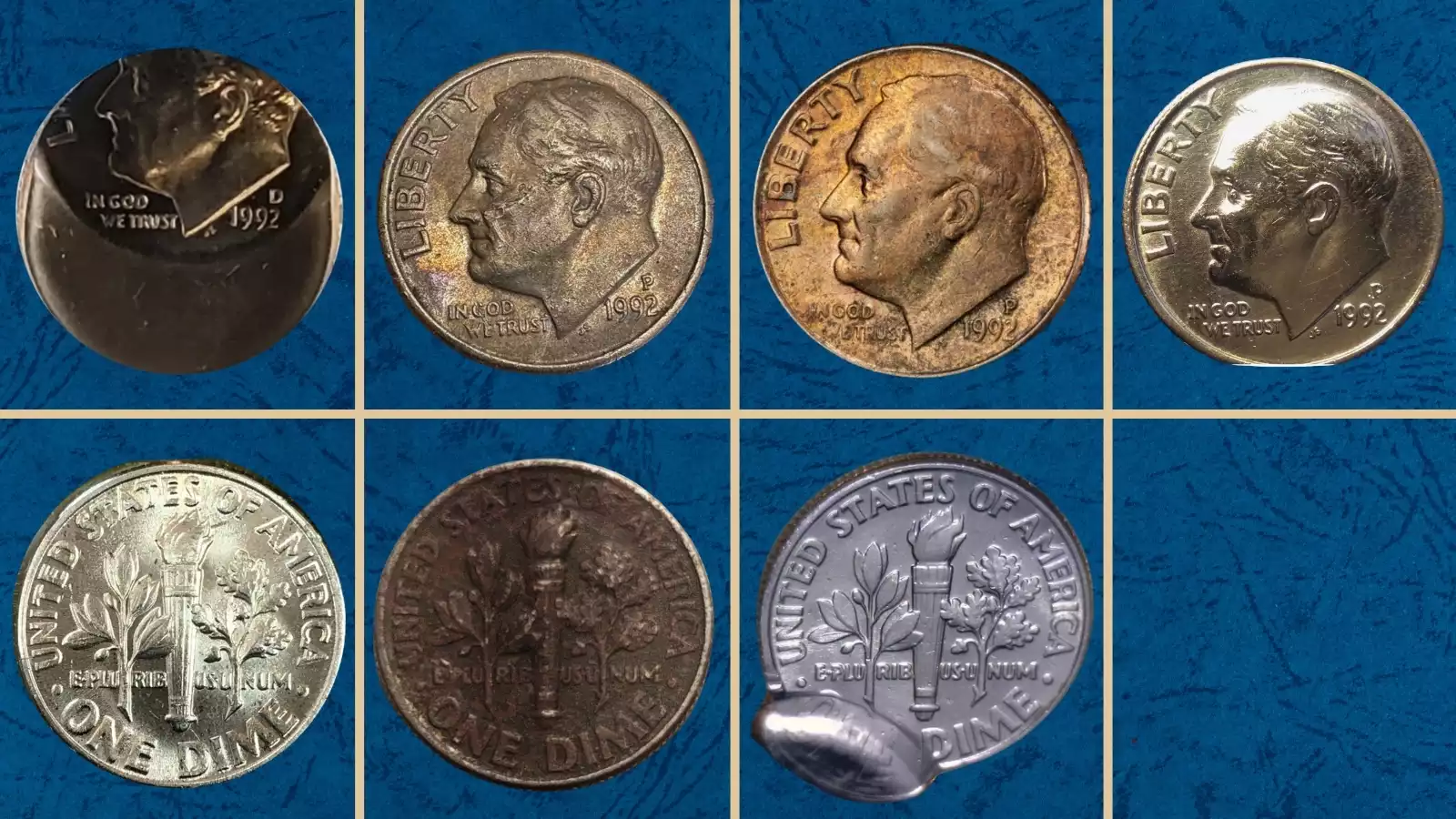 Dime トランプ 1992 Dime Error List with Pictures (Worth Money!)