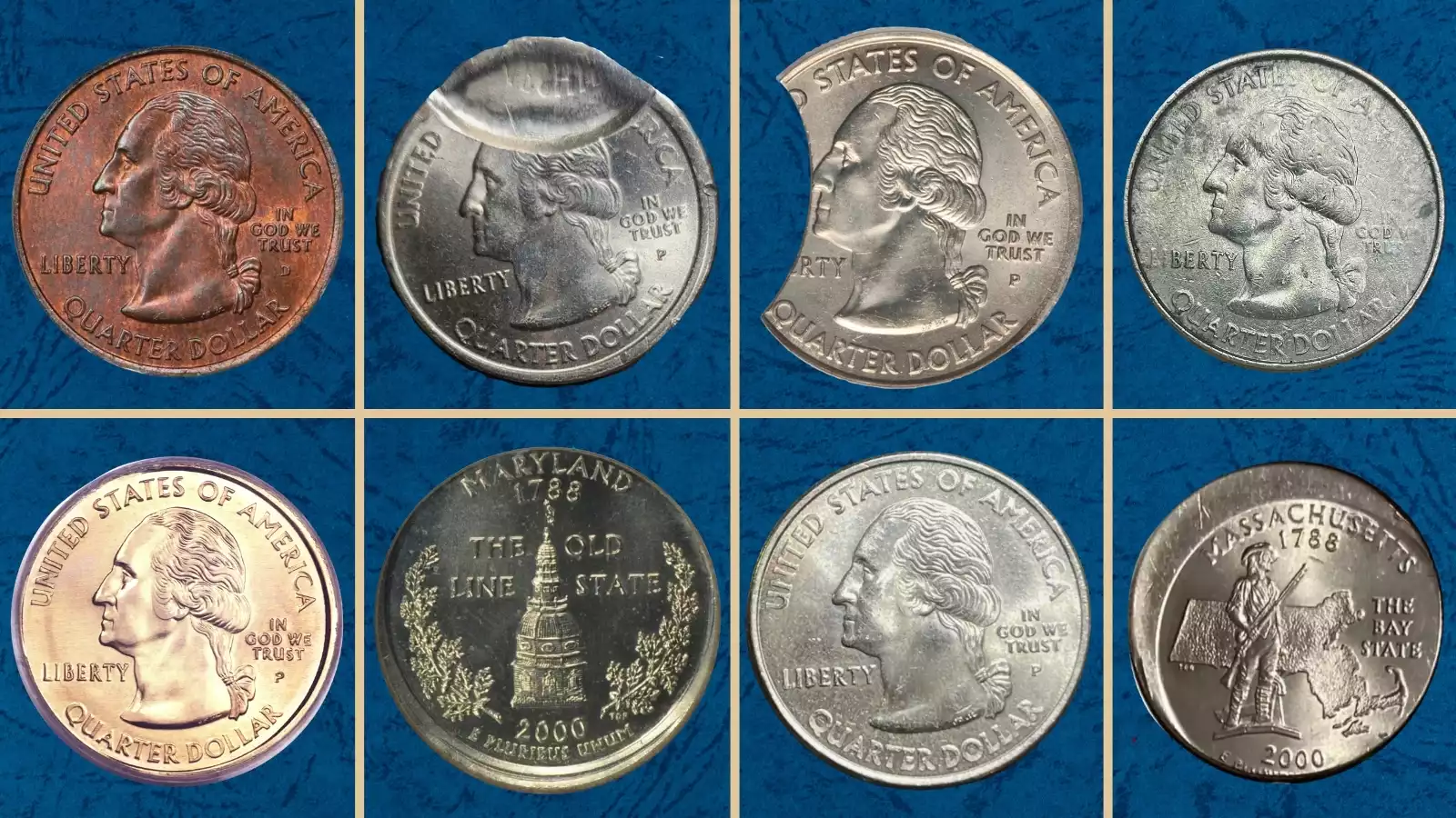 2000 Quarter Error List with Pictures (Worth Money!)