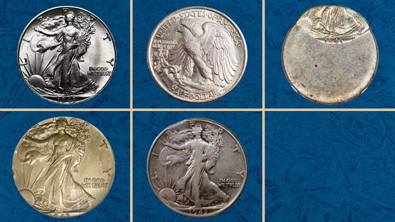 1943 Half Dollar Error List with Pictures (Worth Money!)