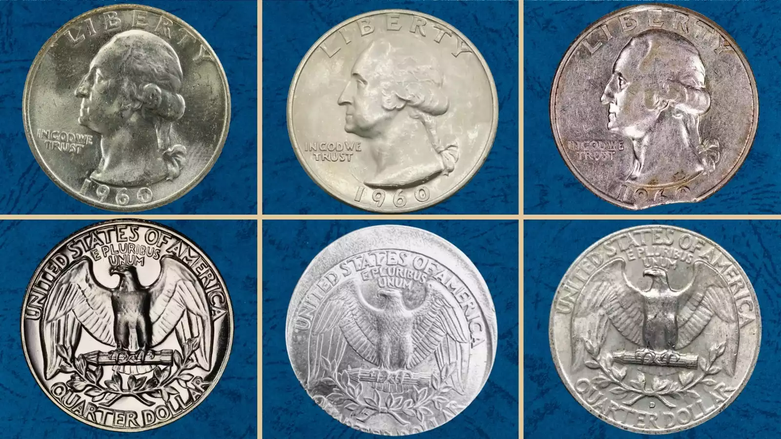 Codner,Coobms and Dobbie 50s-60s推測 1960 Quarter Error List with Pictures (Worth Money!)