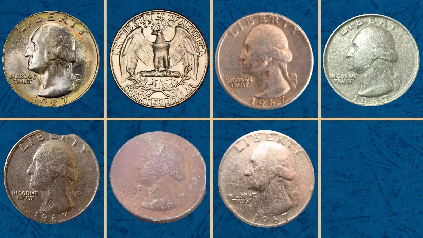 350//1967お値下げ中 1967 Quarter Error List with Pictures (Worth Money!)