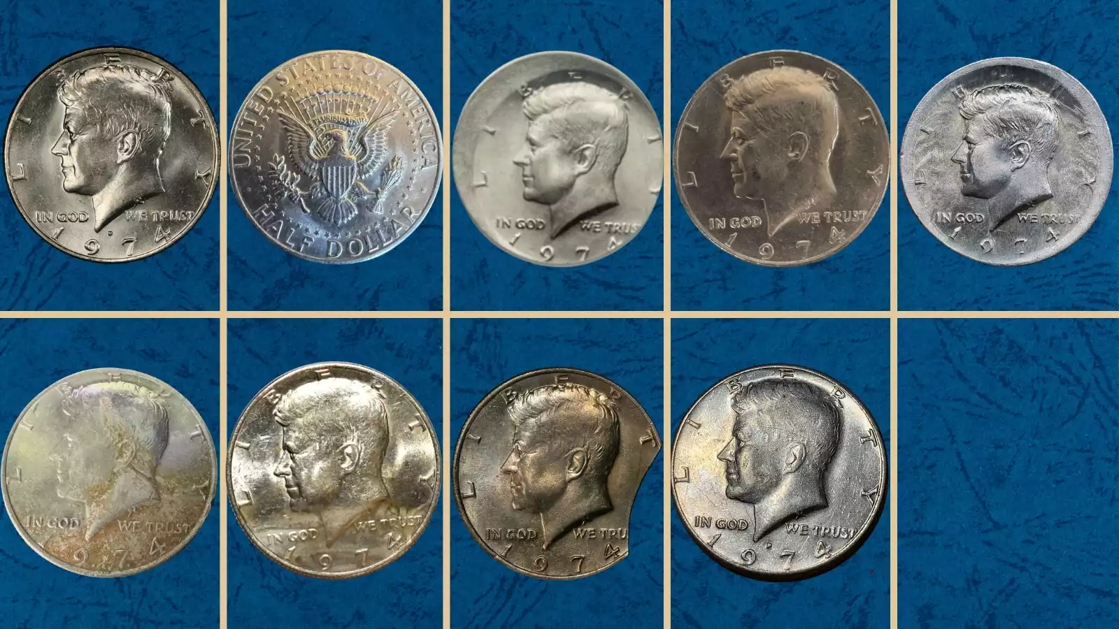 1974 Half Dollar Error List with Pictures (Worth Money!)